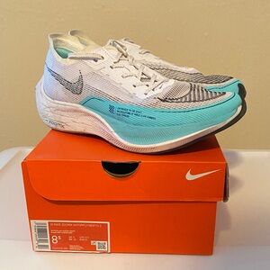 Nike Women's ZoomX Vaporfly NEXT% 2 - White and Teal
